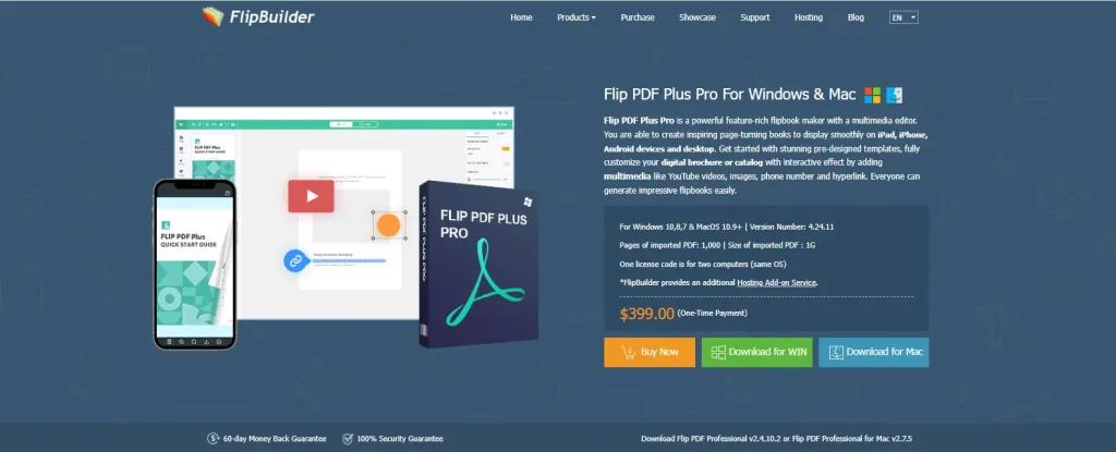 內容創作軟件-FlipBuilder的Flip PDF Plus Pro