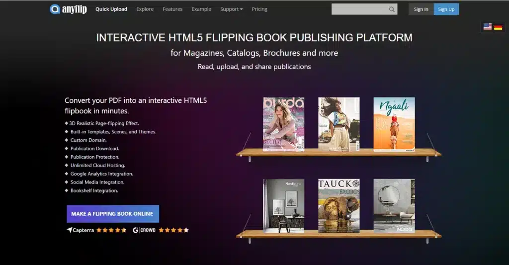 PDF Flipbook szoftver-AnyFlip