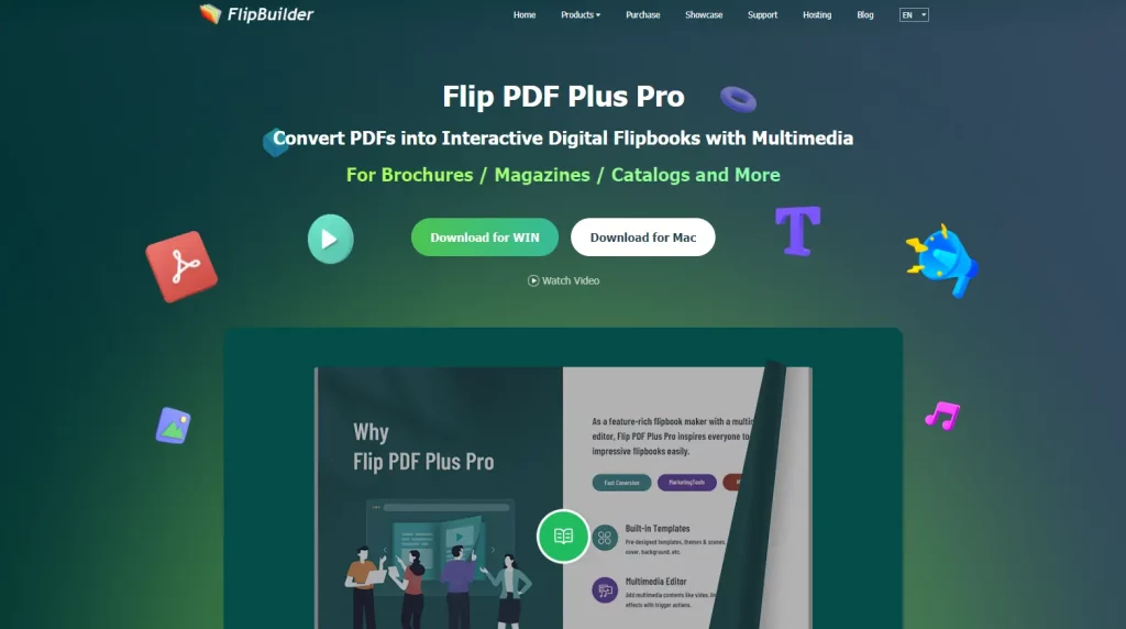 Tool zur Erstellung visueller Inhalte-FlipBuilder