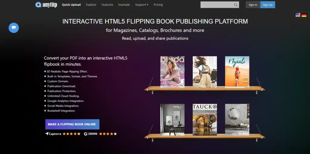 interaktívny softvér flipbook