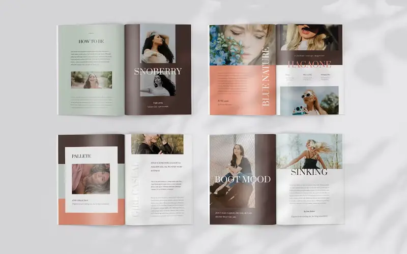 magazine template word free download