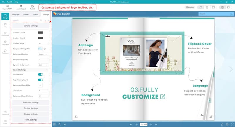 Flip PDF Plus for Windows screenshot
