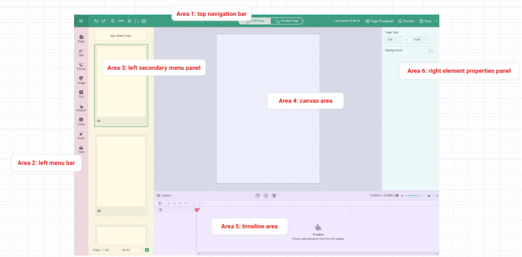 Interactive Flipbook Marker - multimedie editor