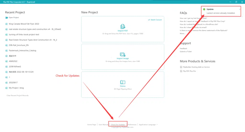 Check for updates-troubleshooting tips