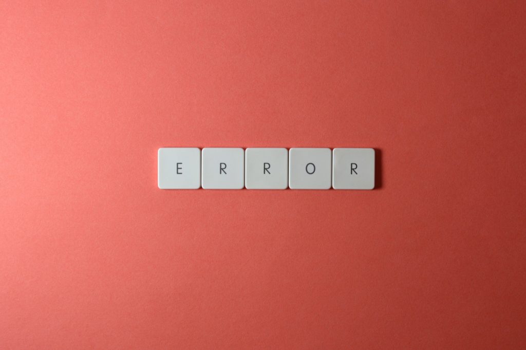 dicas de solução de problemas gerais de erros