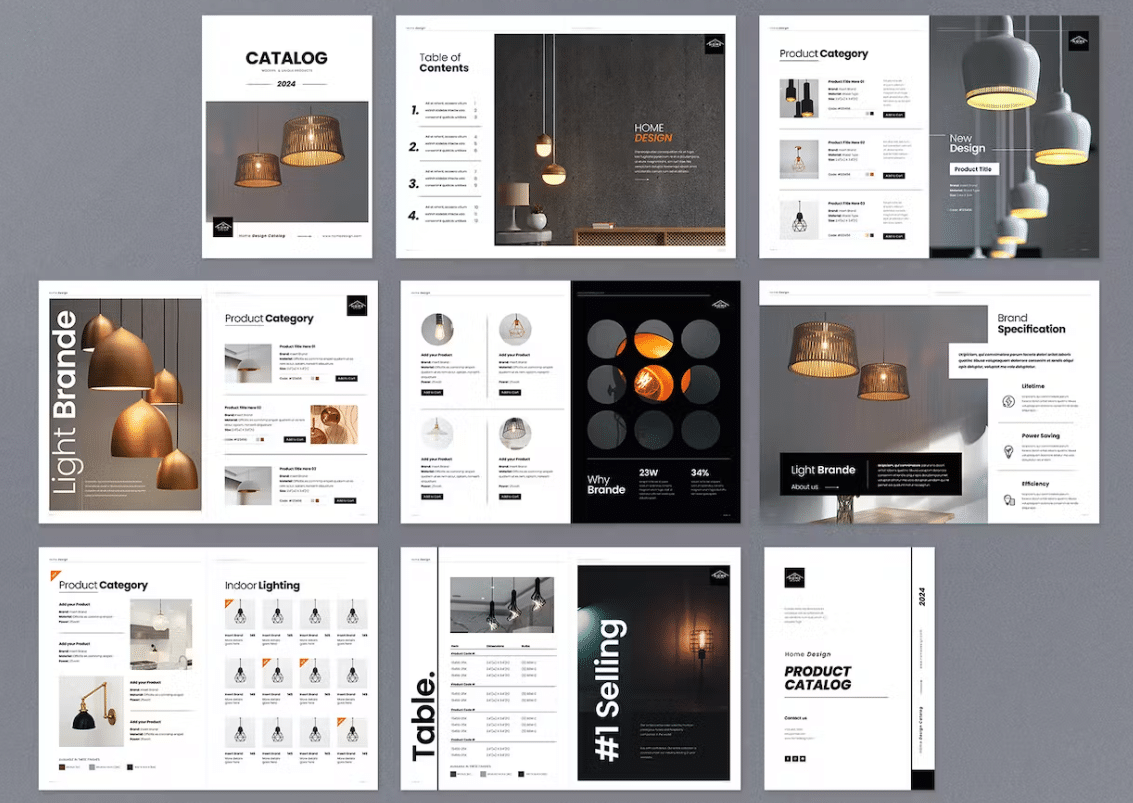 product catalog template