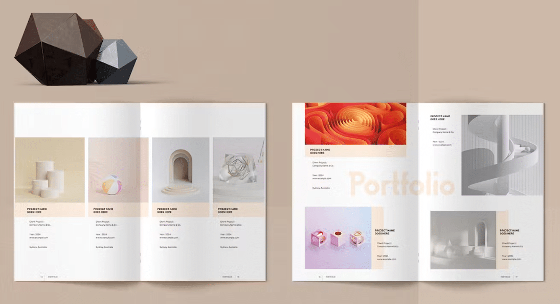 digital portfolio design