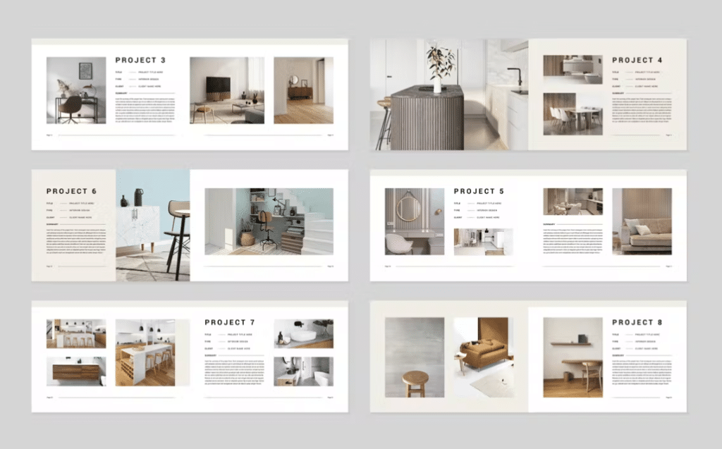 9 modelos de design de portfólio digital para turbinar seu fluxo de ...