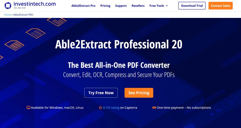 Able2Extract pdf converter descărcare gratuită