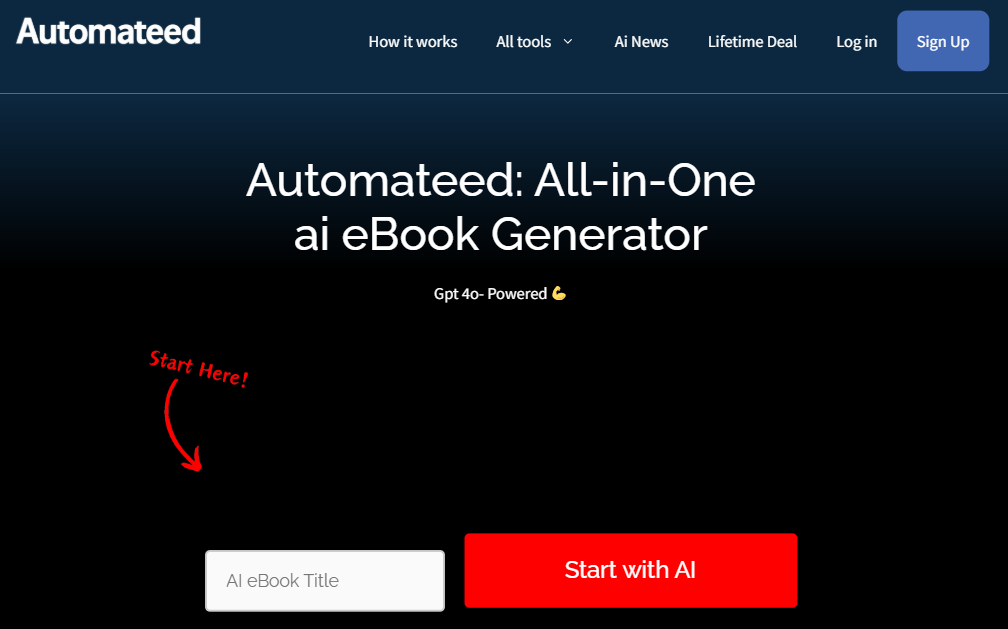 generatore di ebook con intelligenza artificiale gratuito
