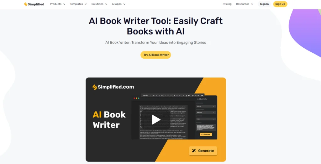 AI ebook creator