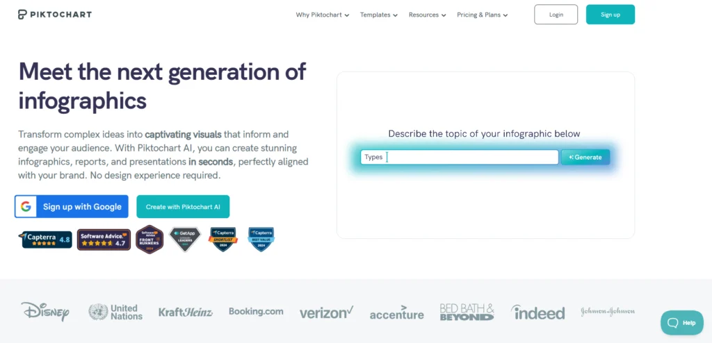 generatore di volantini online gratuito Piktochart
